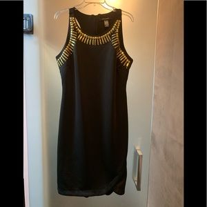 Black\Gold Detail Dress Size 14/16